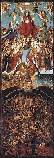 Jan Van Eyck Crucifixion y Juicio final